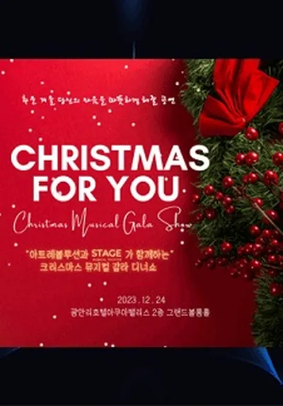 아트레볼루션과 스테이지가 함께하는 크리스마스 디너쇼 - 부산