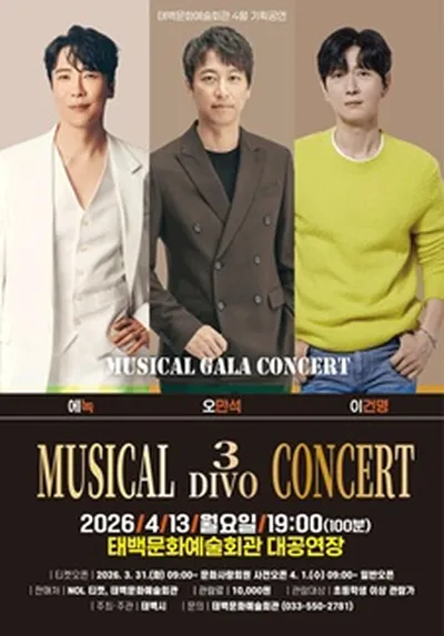 뮤지컬 3디보 콘서트 - 태백