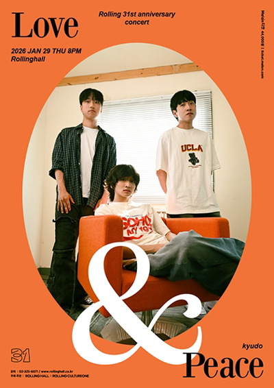 Kyudo獨家演唱會「Love & Peace」：Rolling 31週年紀念公演